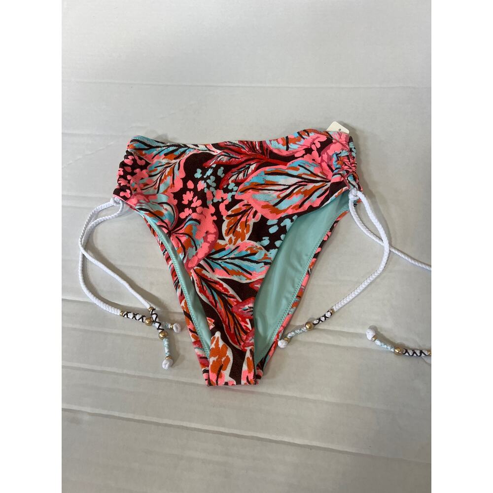 Aerie Floral Multicolor High Cut Cheeky